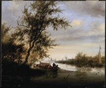 Pêcheurs hollandais (Salomon van Ruysdael) - Muzeo.com