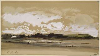 Plage à Saint-Servan (Eugène Isabey) - Muzeo.com