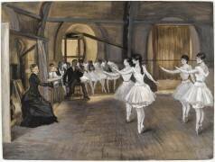 Répétition de danse (Charles Paul Renouard) - Muzeo.com