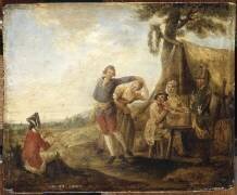 Scène de camp (Louis-Joseph Watteau de Lille) - Muzeo.com