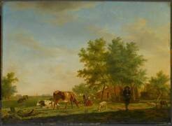 Scène de ferme (Johannes Janson) - Muzeo.com