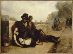 Scène de Paris (Philippe Auguste Jeanron) - Muzeo.com