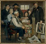 Scène de propagande boulangiste (Jean Eugène Buland) - Muzeo.com