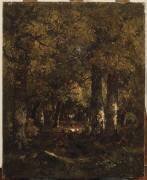 Sous-bois de chênes. (Narcisse Diaz de la Pena) - Muzeo.com