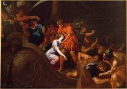 Trachin enlève Chariclée (Ambroise Dubois) - Muzeo.com