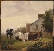 Vaches au pré (anonyme) - Muzeo.com