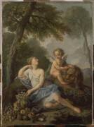 Vénus et l'Amour (Etienne Jeaurat) - Muzeo.com