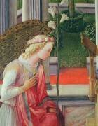 Détail de l'Annonciation (Filippo Lippi) - Muzeo.com