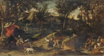 La chasse (Annibale Carracci) - Muzeo.com