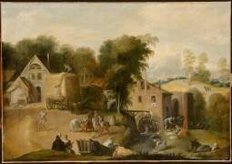 Le Vannage du grain (Nicolò dell'Abate) - Muzeo.com