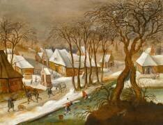 Paysage d'hiver (Pieter Brueghel le Jeune) - Muzeo.com