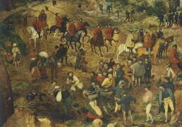 Procession au Calvaire (détail) (Pieter Brueghel l'Ancien) - Muzeo.com