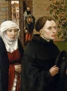 Triptyque de l'Annonciation (panneau gauche) (Robert Campin) - Muzeo.com