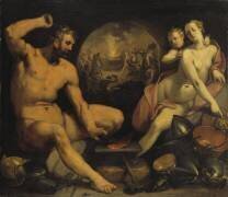 Vénus et Vulcain (Cornelis van Haarlem) - Muzeo.com