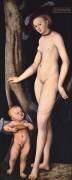 Venus and Cupid (Lucas Cranach l'Ancien) - Muzeo.com