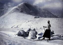 Skieuse sur la Montagne Snžka (Waldemar Abegg) - Muzeo.com